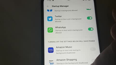 Spapp Monitoring Oppo allow background + auto launch