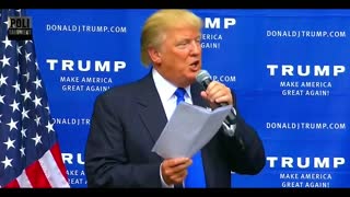 DONALD TRUMP MAKES JOKES WHILE RUNNING FOR OFFICE