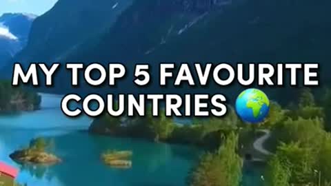 My Top 5 Favourite Countries 🌍