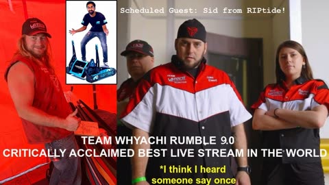 Team Whyachi's BattleBots Livestream with Scheduled Guest Sid from RIPtide! #Hydra #Fusion
