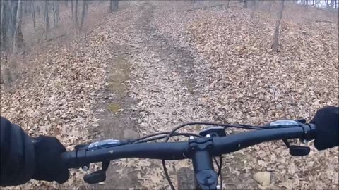 Thousand Hills Trail Ride On A Mountain Bike