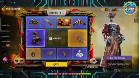 Call of Duty Mobile_ Venetian Gown Draw - Get the New Epic Nyx Skin and Legendary Arctic .50