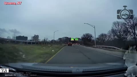 PICKUP TRUCK CRASHES INTO DRIVER THEN BRAKE CHECKS HIM