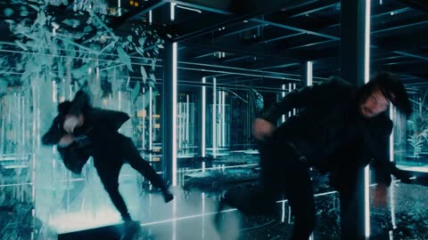 Glass Room Fight Scene John Wick: Chapter 3 – Parabellum (2019) Movie Clip