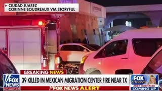 At least 39 killed in fire at migration center