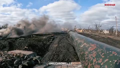 Video of a powerful tank battle of the 11th regiment of the DNR National Front.