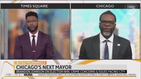 Chicago mayor-elect Brandon Johnson says he won't be giving police more funding