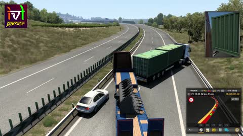 Accident VOLVO FH GLOBETROTTER XL - ETS 2 1.46 - #ets2 #volvo #shorts #accidenttruck