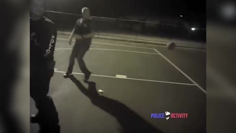 Bodycam Florida Police Officers Joins Kids in Basketball Game