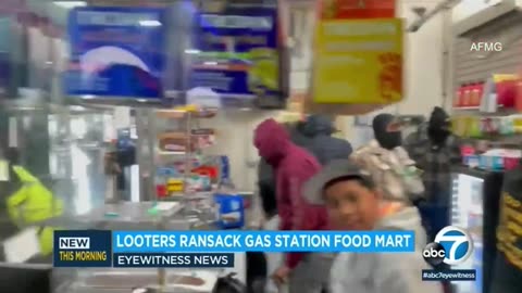 A large mob looted an LA gas station last night. Police couldn’t intervene.