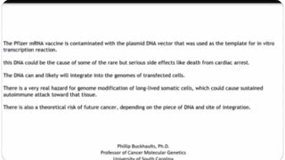 Laboratory Scientist Describes Contamination of Covid-19 'Vaccines'