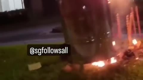 Joss paper bin erupts into fire, residents called out