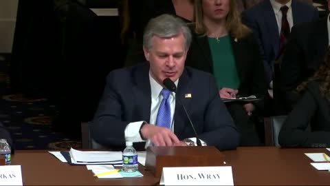 FBI Director Wray Cannot Answer if There Were CHS Inside the Capitol on J6