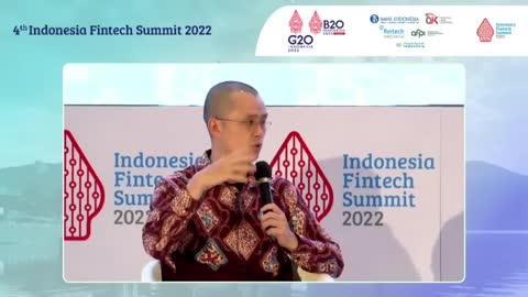 CZ First Interview After the Collapse of FTX at Indonesia Fintech Summit 2022 G20 side events