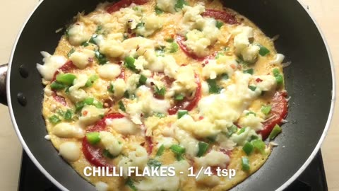 Tomato _ Cheese Omelette _ 5 Minutes Breakfast Recipe