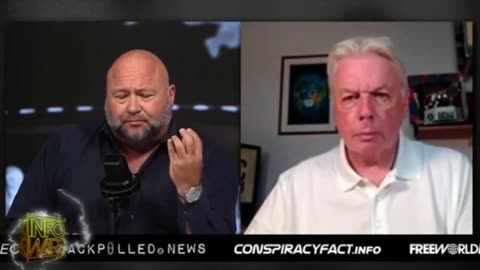 David Icke gets into the negative Demonic Power at the center of the spider web running the CULT- Alex Jones