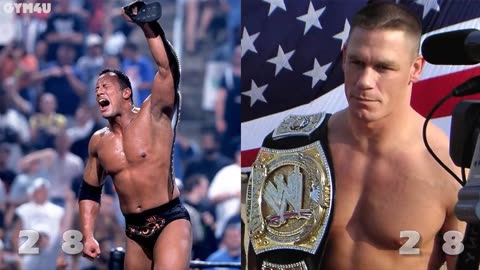 The Rock VS John Cena Transformation