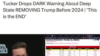 Tucker Drops DARK Warning About Deep State REMOVING Trump Before 2024 | 'This is the END'