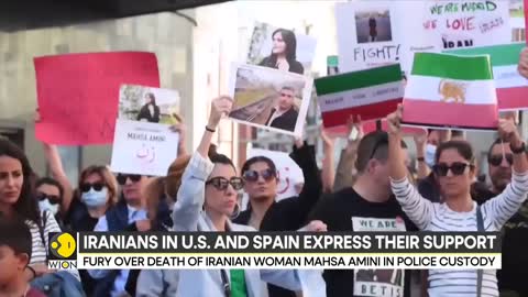 Iran: Protests continue over Mahsa Amini's death, Iranians in US and Spain express their support