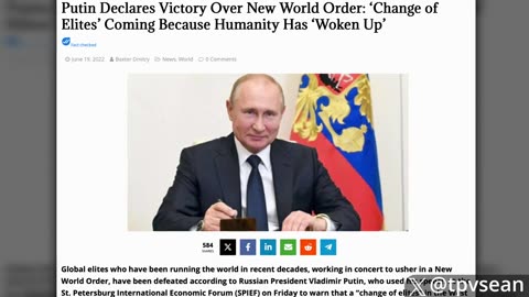 Putin Accuses Western Leaders of Pedophilia and Cannibalism