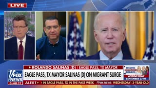 Eagle Pass Mayor Rolando Salinas on whether he would welcome a visit from Biden