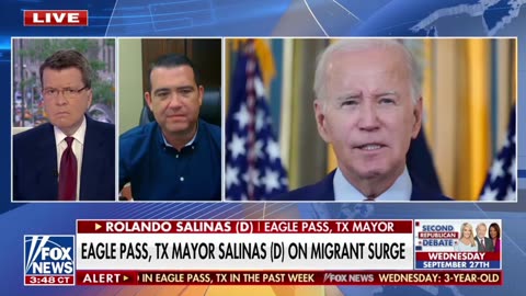 Eagle Pass Mayor Rolando Salinas on whether he would welcome a visit from Biden
