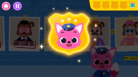 PINKFONG THE POLICE ! GAME PLAY ! KIDS APP ! PINKFONG GAME ! PINKFONG KIDS APP GAMES !!!