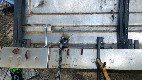 Building Your Own Bulldozer Front Blade Rake - The Goat is Locked up