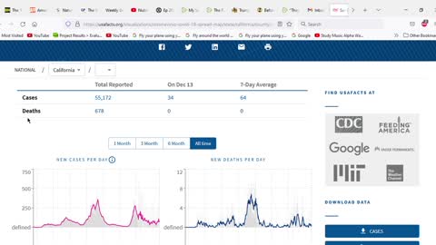 Covid cases and deaths data overview 211217