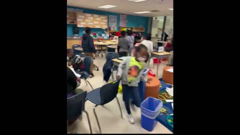 Wonder What Set Her Off: Student Throws A Temper Tantrum And Destroys Classroom During Class!