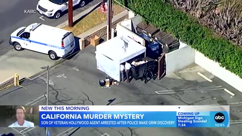 Son of former Hollywood agent arrested after police find body parts in dumpster