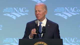 Biden brags about "cutting the deficit" in his first two years.