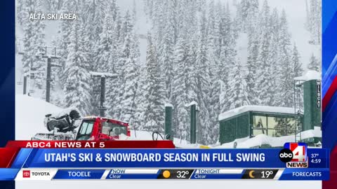 Utah's ski and snowboard season in full swing