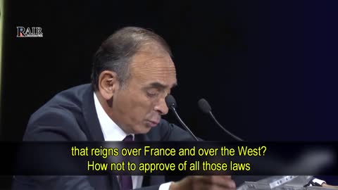 RAIR Exclusive (Part 1): Eric Zemmour's Speech That Led To Blasphemy Investigation