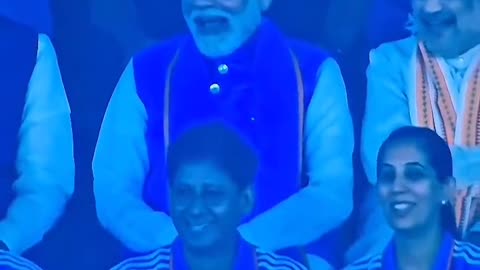 Indian PM Narendra Modi & HM Amit Shah laughing while India losing to Australia in Cricket World Cup Final 2023