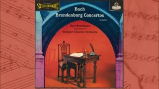 Johann Sebastian Bach | Brandenburg Concertos | Vol. 1 No. 1 In F Major 2nd. Mov.: Adagio