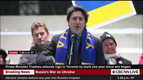 Trudeau Gets Brutally Heckled, Told To F Himself As He Simps For Ukraine