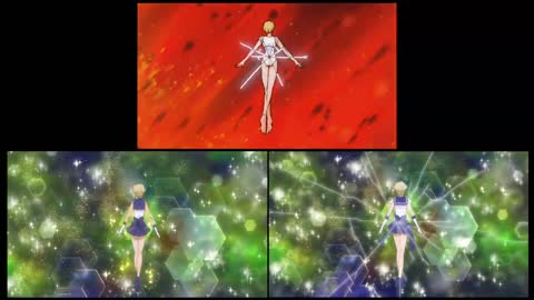 Sailor Uranus Power Comparison ( Sailor Moon VS Crystal VS Eternal )