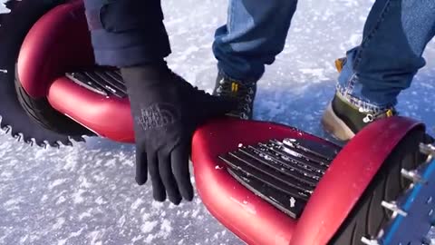 Insane Hoverboard Winter Modification