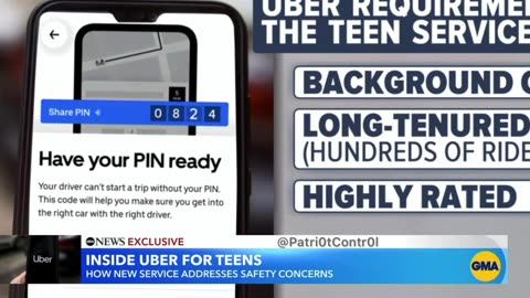 UBER HAS ADDED AN “UBER FOR TEENS”OPTION