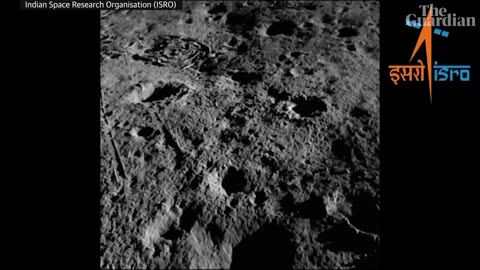 Footage from moon shows Indian lunar lander