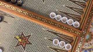 An exquisite Iranian backgammon board