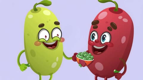 "Grape Galore: A Colorful Rhyme of Health with Red, Green, and Black Grapes!