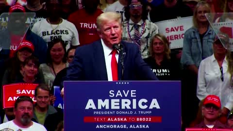 Trump drops F-bomb, mocks Musk in Alaska rally speech