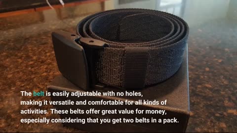 Customer Feedback: WYUZE 2 Pack Nylon Belt Outdoor Military Web Belt 1.5" Men Tactical Webbing...