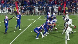 Josh Allen RARE missed throw & crowd doesn't like false start call(1)