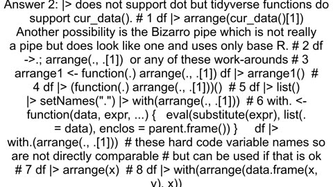 dplyr arrange data frame based on column position with new R pipe gt