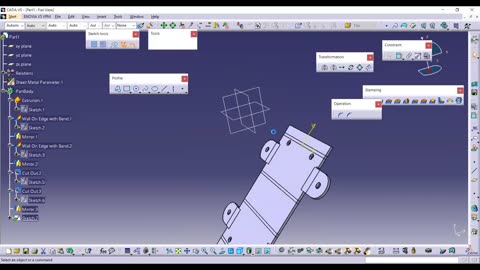 Sheet metal Advance Exercise 02