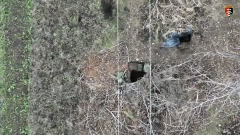 Ukrainian Drones Drop Numerous Bombs On Russian Dugouts As Troops Flee For Cover