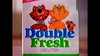 Double Fresh Cat Litter Commercial (1995)